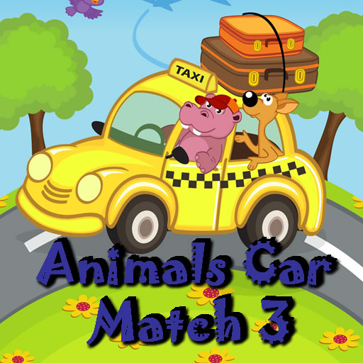 Animal Cars Match 3 Game Image
