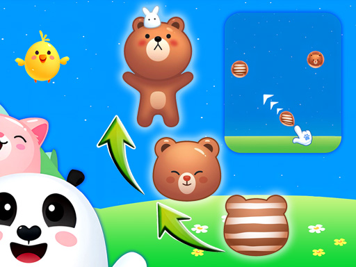 Animal Merge: Bubble Shooter Game Image