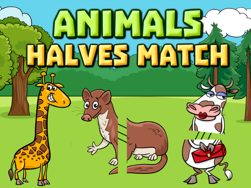 Animals Halves Match Game Image