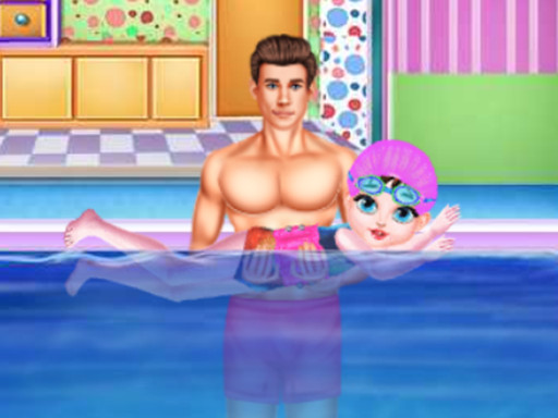Baby Taylor Learn Swimming Game Image