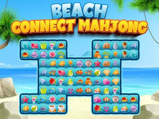 Beach Connect Mahjong Game Image