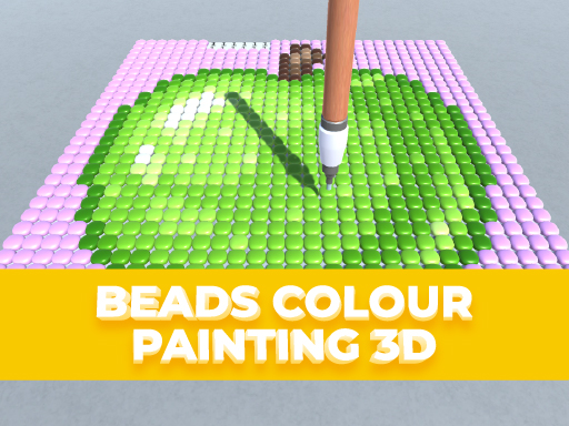 Beads Colour Painting 3D Game Image
