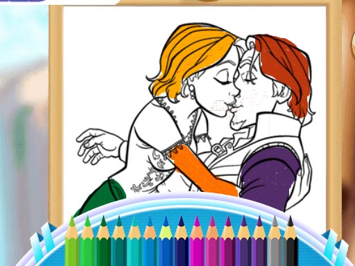 Beauty Queen Coloring Book Game Image