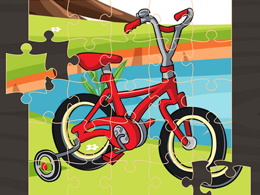 Bicycle Jigsaw Game Image
