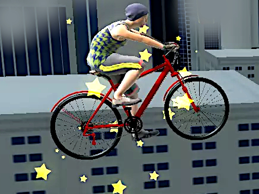 Bike Stunts of Roof Game Image