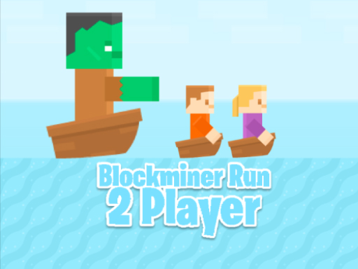 Blockminer Run Two Player Game Image