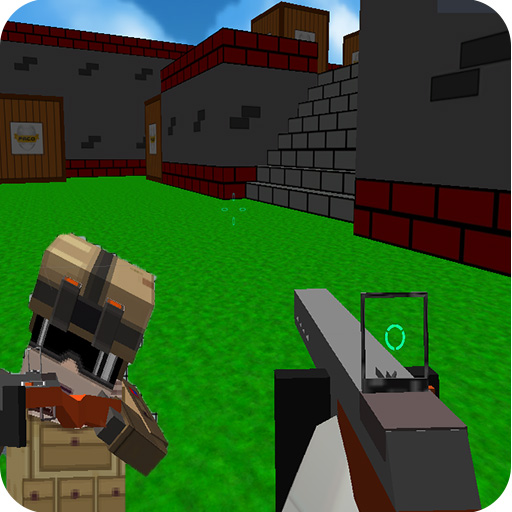 Blocky Gun 3D Warfare Multiplayer Game Image