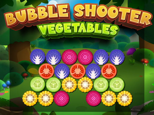 Bubble Shooter Vegetables Game Image