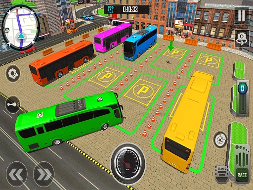 Bus City Parking Simulator Game Image