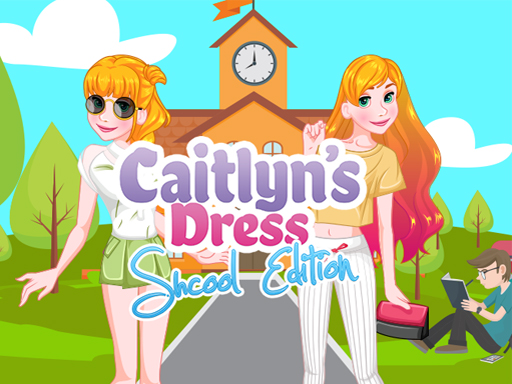 Caitlyn Dress Up School Game Image