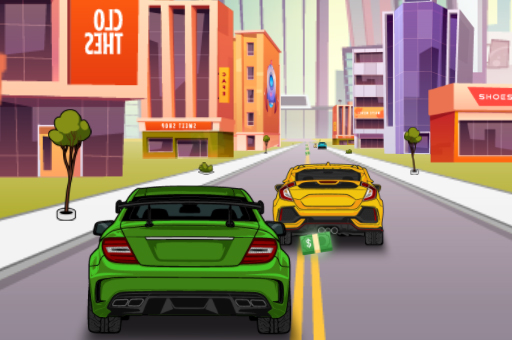 Car Traffic 2D Game Image