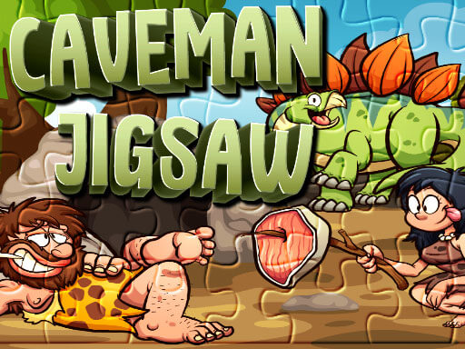 Caveman Jigsaw Game Image