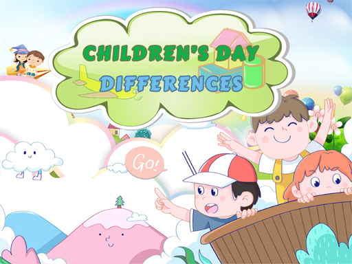 Childrens Day Differences Game Image