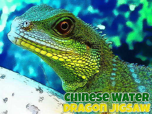 Chinese Water Dragon Jigsaw Game Image