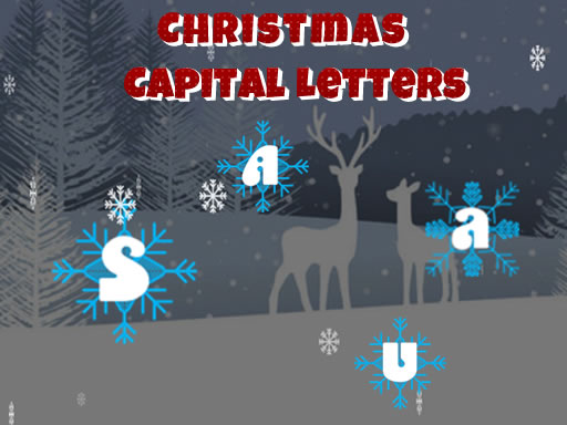 Christmas Capital Letters Game Image