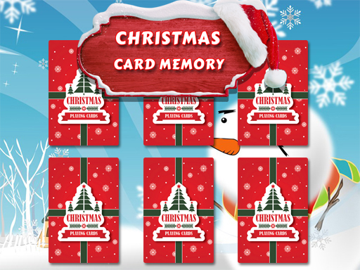 Christmas Card Memory Game Image