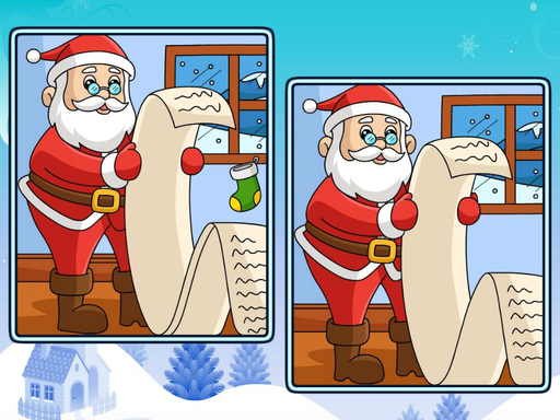 Christmas Spot the Difference Game Image