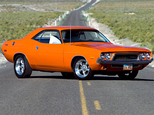 Classic Muscle Cars Jigsaw Puzzle Game Image