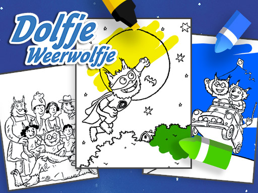 Coloring Dolfje Weerwolfje Game Image