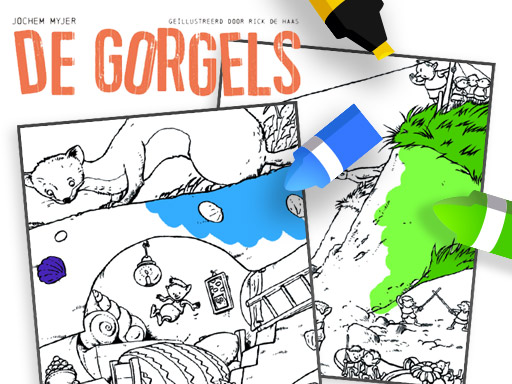 Coloring Gorgels Game Image