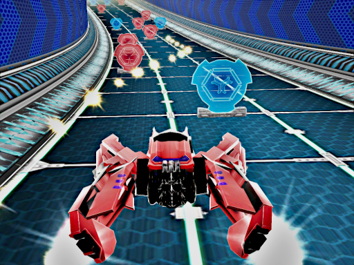 Cosmic Racer 3D Game Image