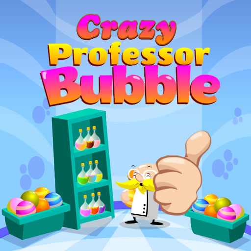 Crazy Professor Bubble Game Image