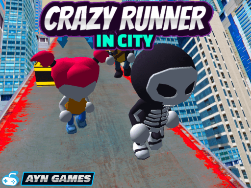 Crazy Runner in City Game Image