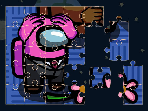 Crewmates and Impostors Jigsaw Game Image