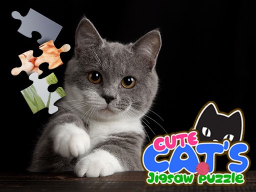 CUTE CATS JIGSAW PUZZLE Game Image