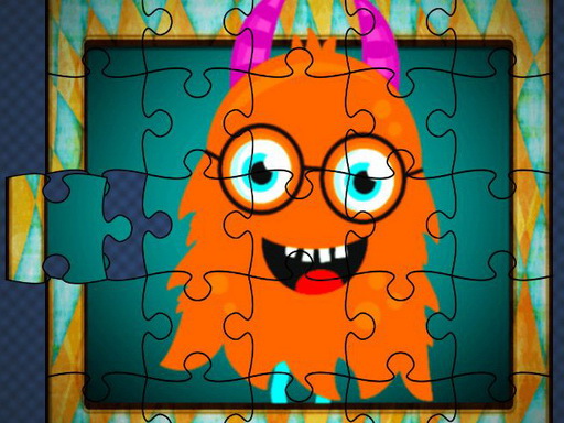 Cute Monsters Jigsaw Game Image