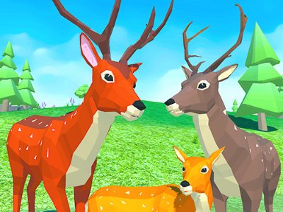 Deer Simulator: Animal Family 3D Game Image