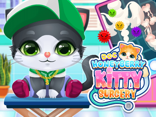 Doc HoneyBerry Kitty Surgery Game Image