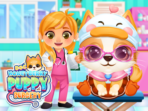 Doc HoneyBerry Puppy Surgery Game Image