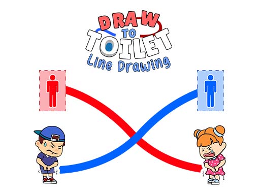 Draw To Toilet - Line Drawing Game Image