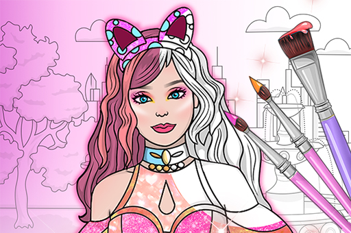 Dress Up Games  Coloring Book