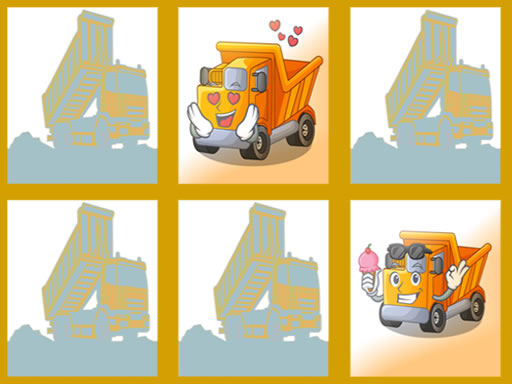 Dump Trucks Memory Game Image