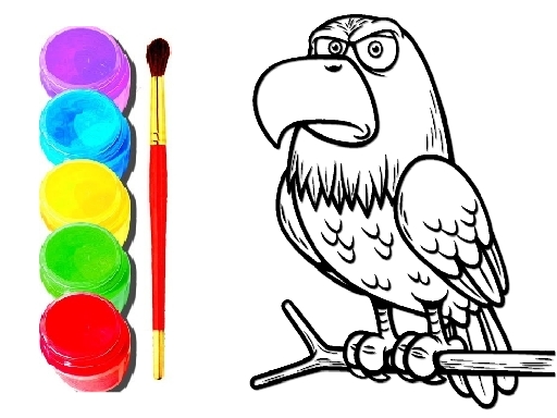 Eagle Coloring Book Game Image