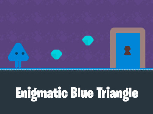 Enigmatic Blue Triangle Game Image