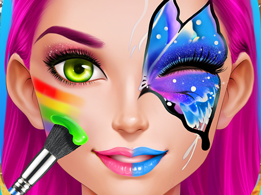 Face Paint Party! Girls Salon Game Image