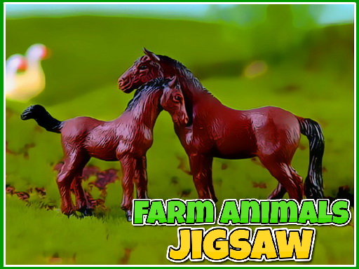 Farm Animals Jigsaw Game Image