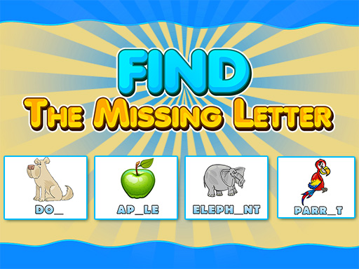 Find The Missing Letter Game Image