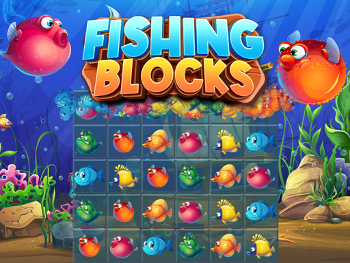Fishing Blocks Game Image