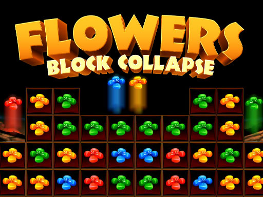 Flowers Blocks Collapse Game Image