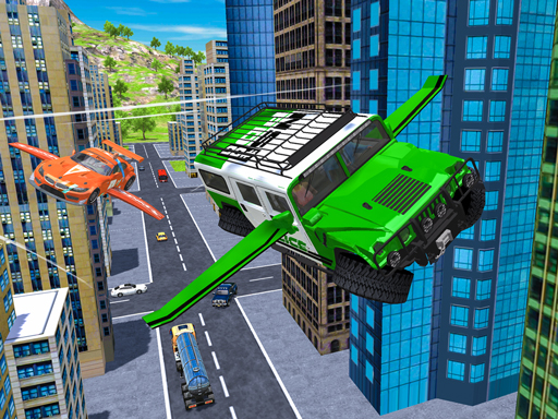 Flying Car Extreme Simulator Game Image