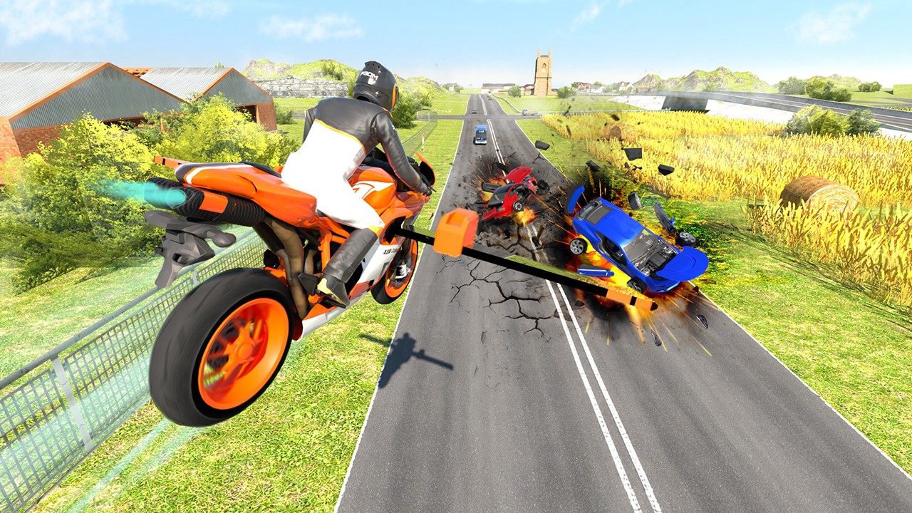 Flying Motorbike Driving Simulator Game Image