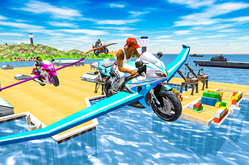 Flying Motorbike Real Simulator Game Image