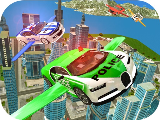 Flying Police Car Simulator Game Image