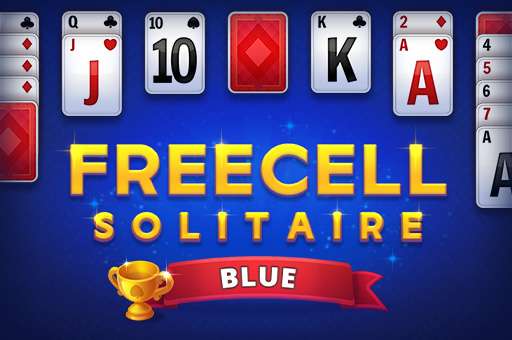 Freecell Solitaire Blue Game Image