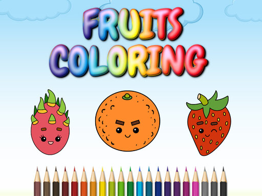 Fruits Coloring Game Image