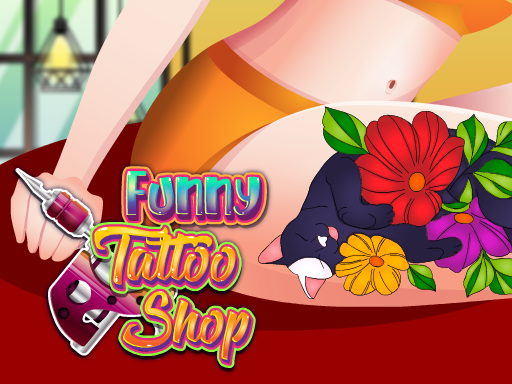 Funny Tattoo Shop Game Image